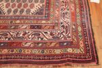 wide hallway antique tribal persian gashgai runner rug 49425 corner Nazmiyal