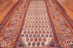 wide hallway antique tribal persian gashgai runner rug 49425 field Nazmiyal