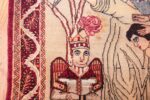 antique biblical persian kerman rug 49735 border Nazmiyal
