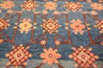 antique blue background east turkestan khotan rug 49674 connection Nazmiyal