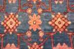 antique blue background east turkestan khotan rug 49674 row Nazmiyal