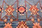 antique blue background east turkestan khotan rug 49674 trio Nazmiyal