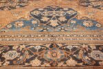 antique brown color persian khorassan rug 49708 design Nazmiyal