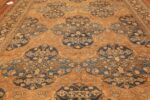 antique brown color persian khorassan rug 49708 field Nazmiyal