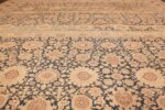 antique gray background persian tabriz rug 49714 field Nazmiyal