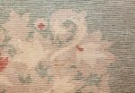 antique green color square french art deco rug by leleu 49690 knots Nazmiyal