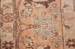 antique light blue color persian tabriz rug 49707 knots Nazmiyal