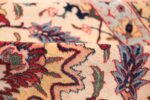 antique sickle leaf design persian tabriz rug 49723 pile Nazmiyal