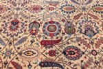 antique sickle leaf design persian tabriz rug 49723 scrolls Nazmiyal