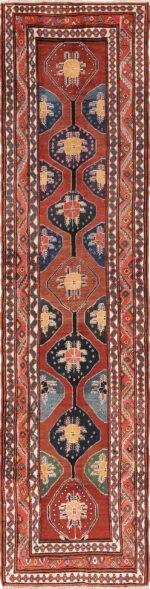 Antique Tribal Northwest Persian Runner Rug 49721 - Nazmiyal