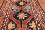 antique tribal persian northwest runner rug 49721 black Nazmiyal