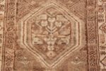 brown earth tone color vintage persian malayer runner rug 49713 brown Nazmiyal