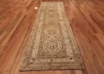 brown earth tone color vintage persian malayer runner rug 49713 whole Nazmiyal