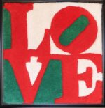 Modern Pop Art Robert Indiana Love Rug 49740 Nazmiyal