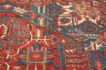 room size antique persian heriz rug 49478 design Nazmiyal