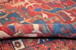 room size antique persian heriz rug 49478 pile Nazmiyal