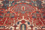 room size antique persian heriz rug 49478 side Nazmiyal