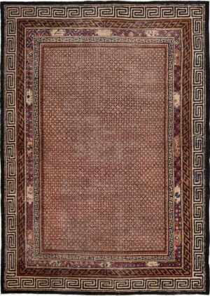 Shabby Chic Antique Room Size Mongolian Rug 49458 by nazmiyal