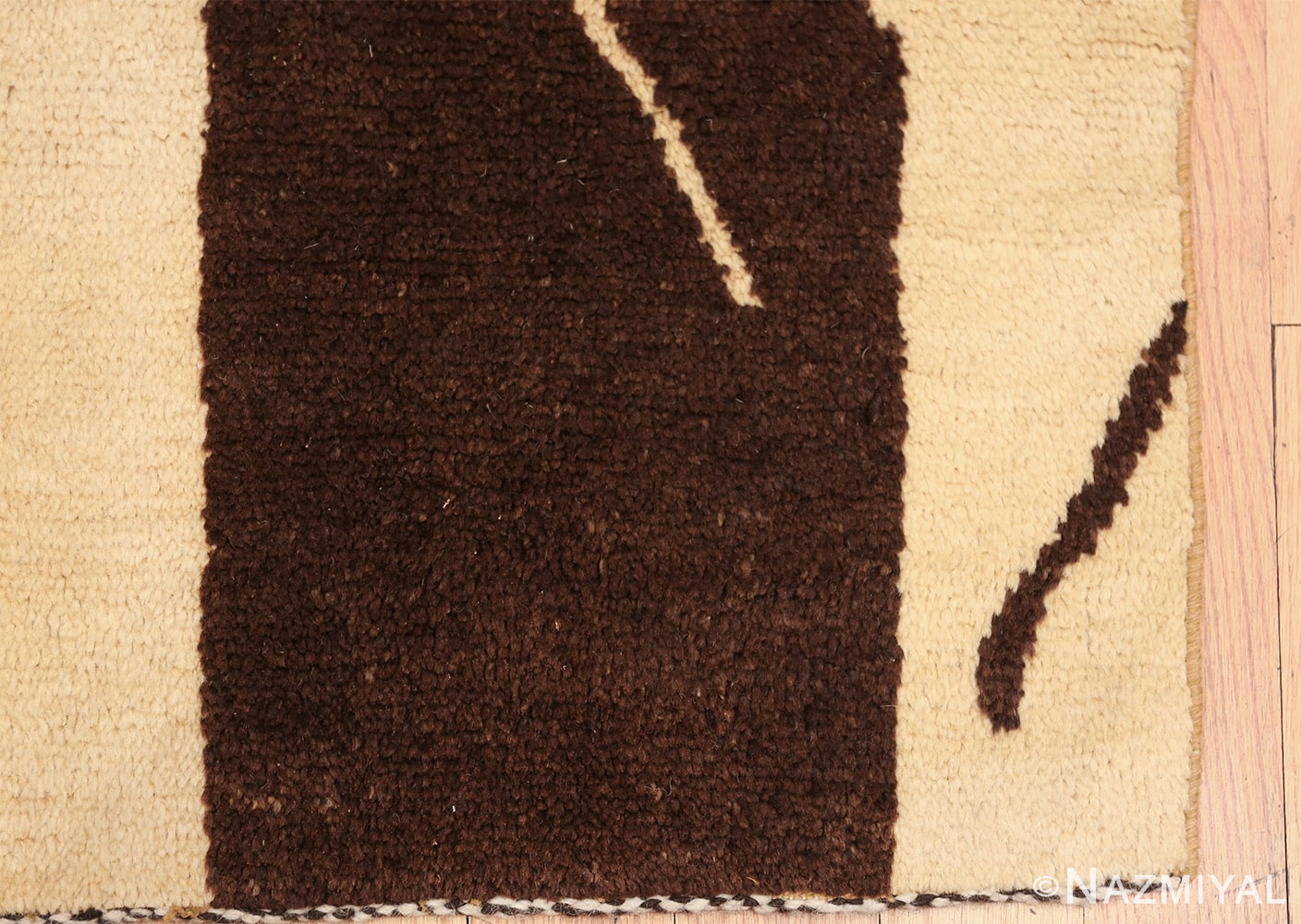 vintage geometric moroccan runner rug 49728 corner Nazmiyal