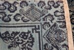 Antique Blue Background Tibetan Rug 49795 knots Nazmiyal