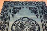 Antique Blue Background Tibetan Rug 49795 top design Nazmiyal