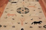 Antique Chinese Rug 49797 ivory field Nazmiyal