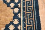 Antique Navy Background Chinese rug 49799 border lines Nazmiyal
