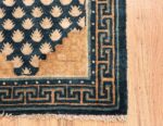 Antique Navy Background Chinese rug 49799 geometric corner Nazmiyal