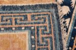Antique Navy Background Chinese rug 49799 knots Nazmiyal