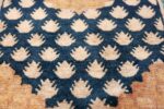Antique Navy Background Chinese rug 49799 small pine trees Nazmiyal
