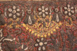 antique pearl and silver persian kerman embroidery 49779 writing Nazmiyal