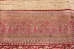 antique silk persian kerman textile 49782 golden Nazmiyal