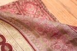 antique silk persian kerman textile 49782 pile Nazmiyal