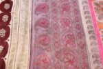 antique silk persian kerman textile 49782 texture Nazmiyal