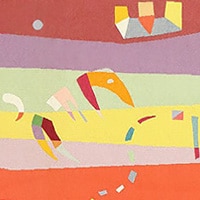 Art Rugs and Tapestries by Bauhaus Artist Wassily Kandinsky - Nazmiyal