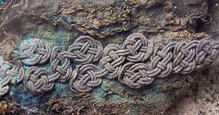 Excavated 10th Century Textile Braiding From A Grave At Birka Sweden Excavated 10th Century Textile Braiding From A Grave At Birka Sweden - Nazmiyal