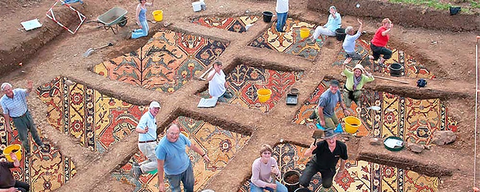 History of Antique Oriental Persian Carpets - Nazmiyal