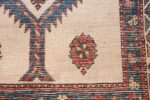 ivory background antique persian sarab runner rug 49769 knots Nazmiyal
