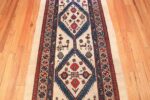 ivory background antique persian sarab runner rug 49769 middle Nazmiyal