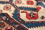 ivory background antique persian sarab runner rug 49769 pile Nazmiyal