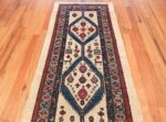 ivory background antique persian sarab runner rug 49769 top Nazmiyal