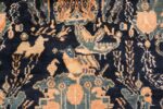 large antique persian senneh rug 49756 bird Nazmiyal