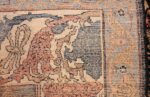 large antique persian senneh rug 49756 knots Nazmiyal