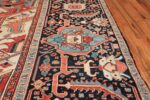 large antique persian serapi rug 49705 border Nazmiyal