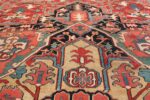 large antique persian serapi rug 49705 design Nazmiyal