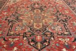 large antique persian serapi rug 49705 medallion Nazmiyal