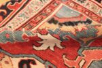 large antique persian serapi rug 49705 pile Nazmiyal