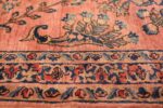 long and narrow antique persian sarouk runner rug 49668 border Nazmiyal