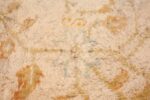 long and narrow ivory indian agra runner rug 49752 design Nazmiyal
