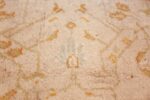 long and narrow ivory indian agra runner rug 49752 flower Nazmiyal